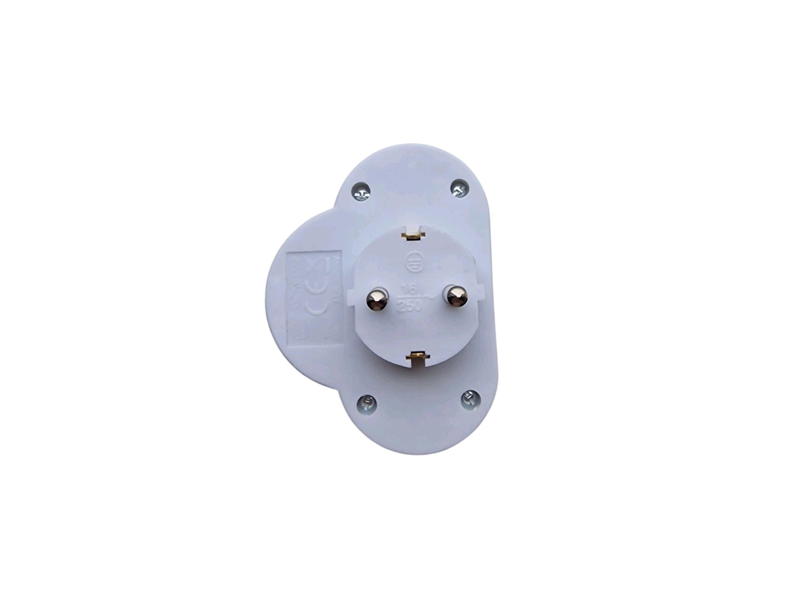 2x Doppelstecker mit Schalter Weiß – 2-fach Mehrfachstecker Adapterstecker – NEU