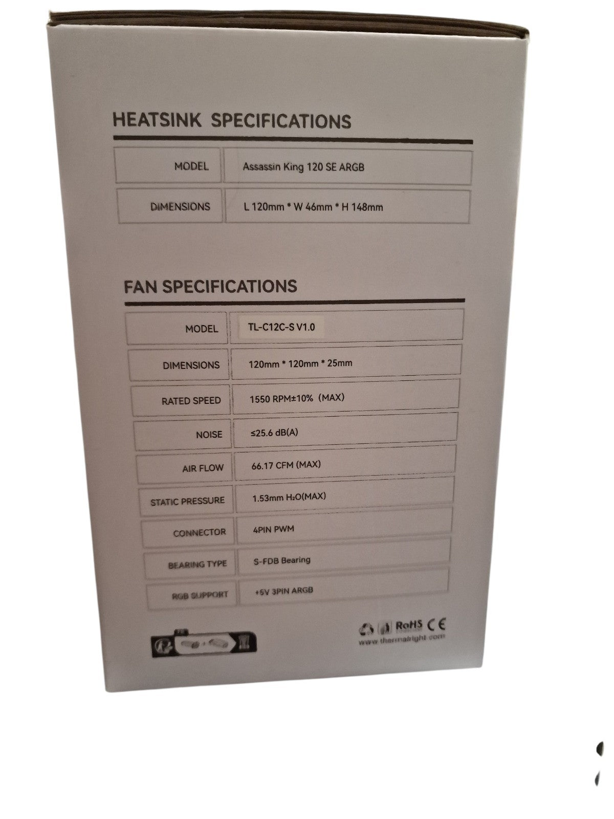 Thermalright Assassin King 120 SE ARGB CPU-Luftkühler