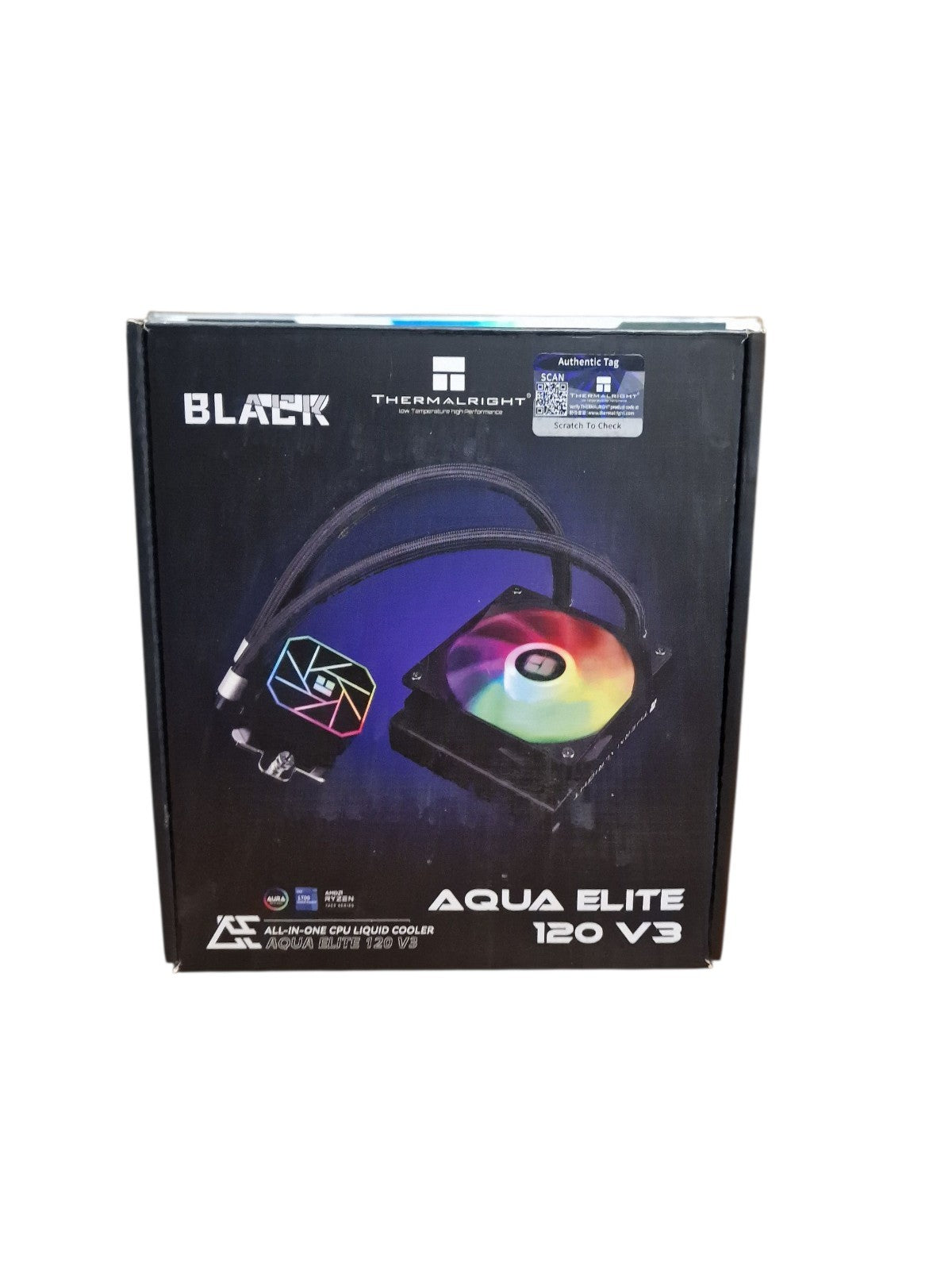 Thermalright AQUA ELITE 120 V3 ARGB AIO CPU Wasserkühler AM4 AM5 LGA1700 120mm
