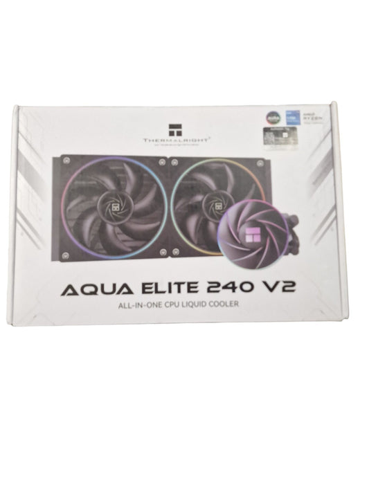 Thermalright AQUA ELITE 240 ARGB V2 – CPU Wasserkühlung 240mm, Schwarz