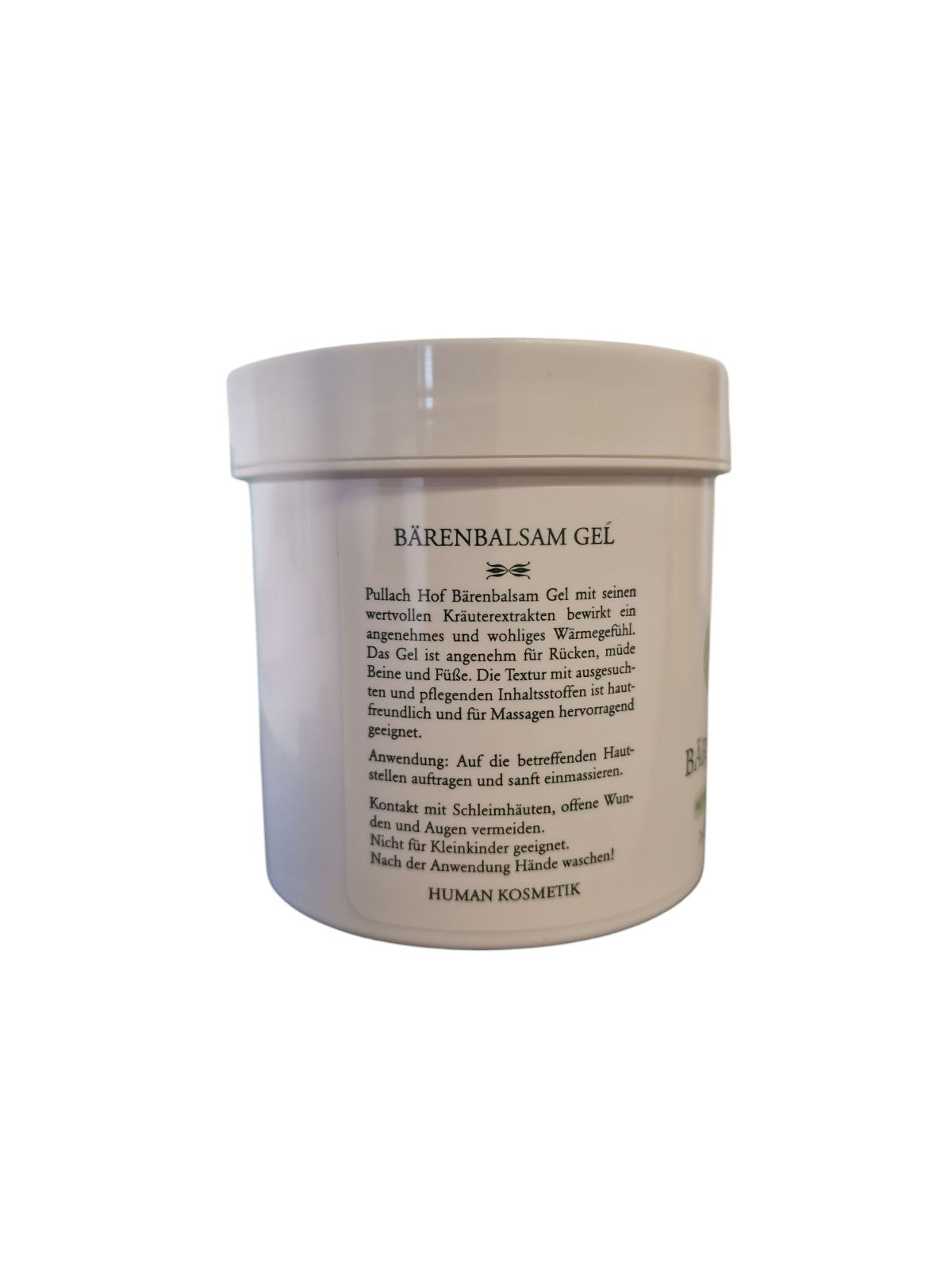 Bärenbalsam Gel mit wertvollen Kräuterextrakten / 250ml / Pullach Hof