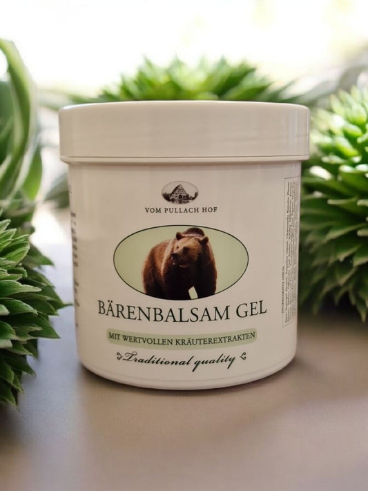 Bärenbalsam Gel mit wertvollen Kräuterextrakten / 250ml / Pullach Hof