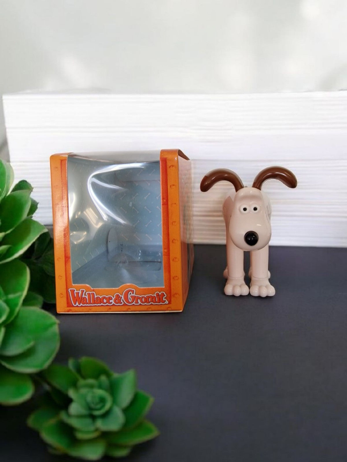 Gromit & Wallace / Solar - Wackelfigur / NEU & OVP